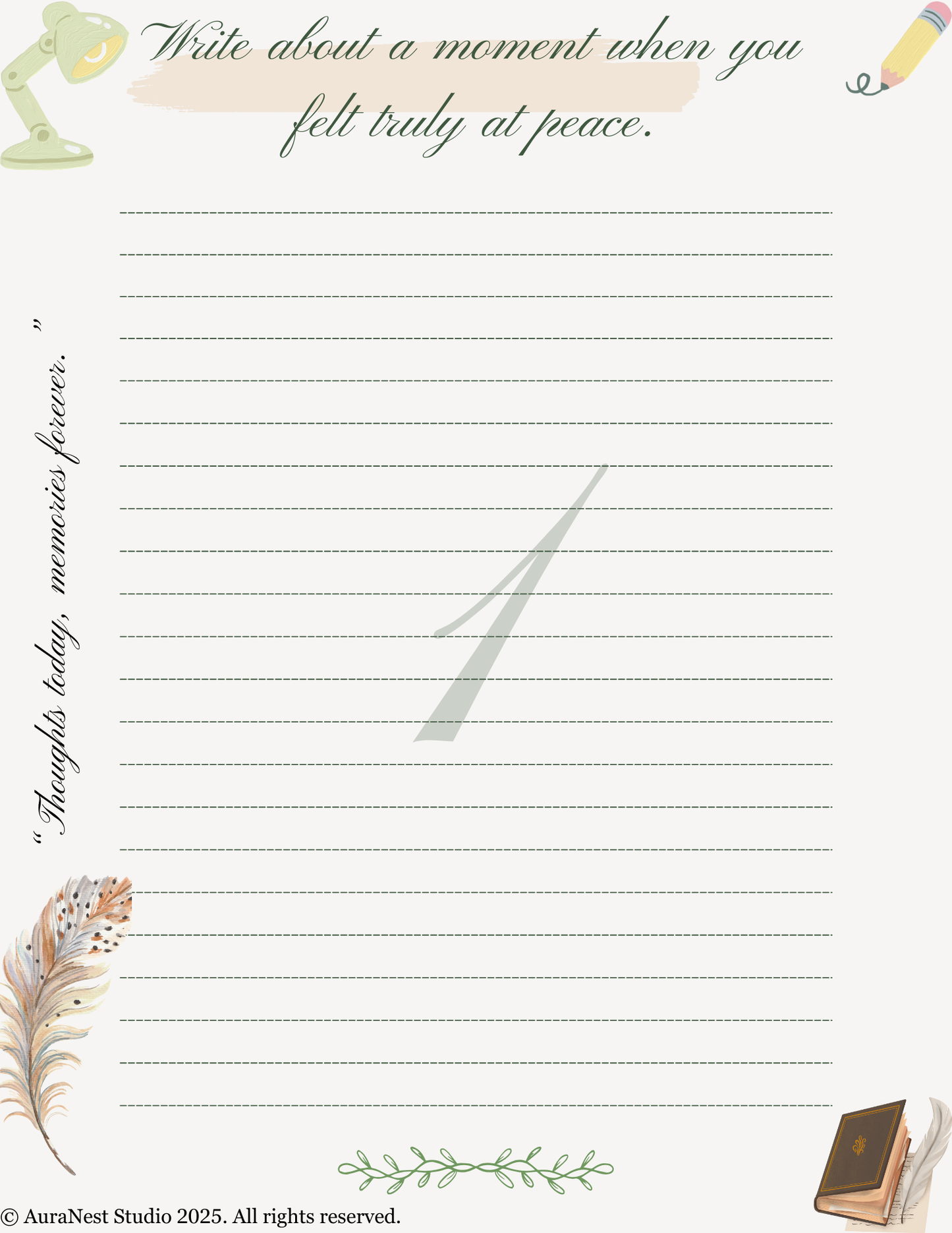 A Journal for Quiet Moments